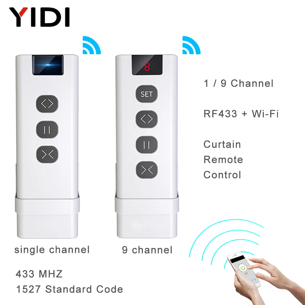 Smart Home Voice Control - Telecomando RF433 a 9/1 canali per