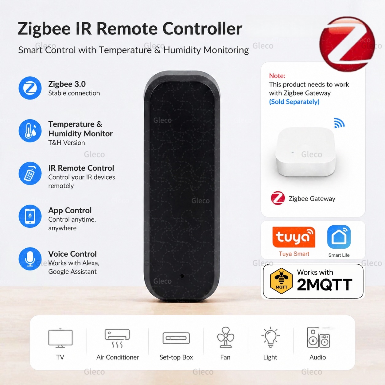 Smart Home Ir - Telecomando IR Intelligente Zigbee, Controllo Remoto