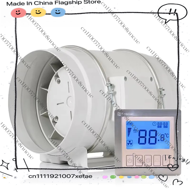 Smart Bathroom Fan - HF-200PMZC Ventilatore a Flusso Misto Intelligente