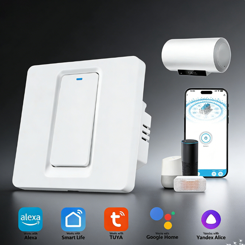 Smart Home Button - Interruttore scaldabagno intelligente/controllo touch WiFi e