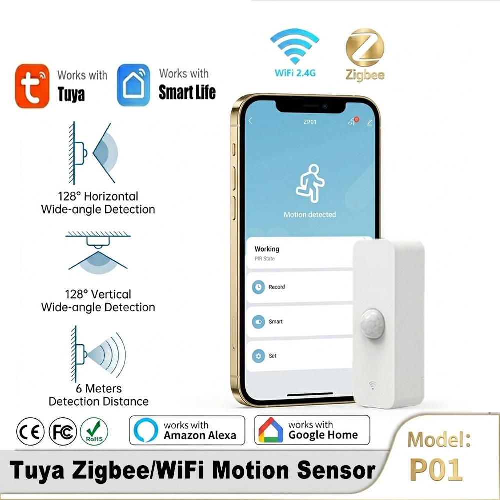 Smart Home Assistant - Sensore di Movimento PIR Intelligente WiFi
