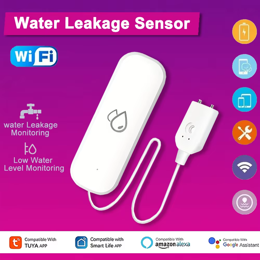 Smart Home Project - Sensore Allarme Perdite d'Acqua WiFi Tuya