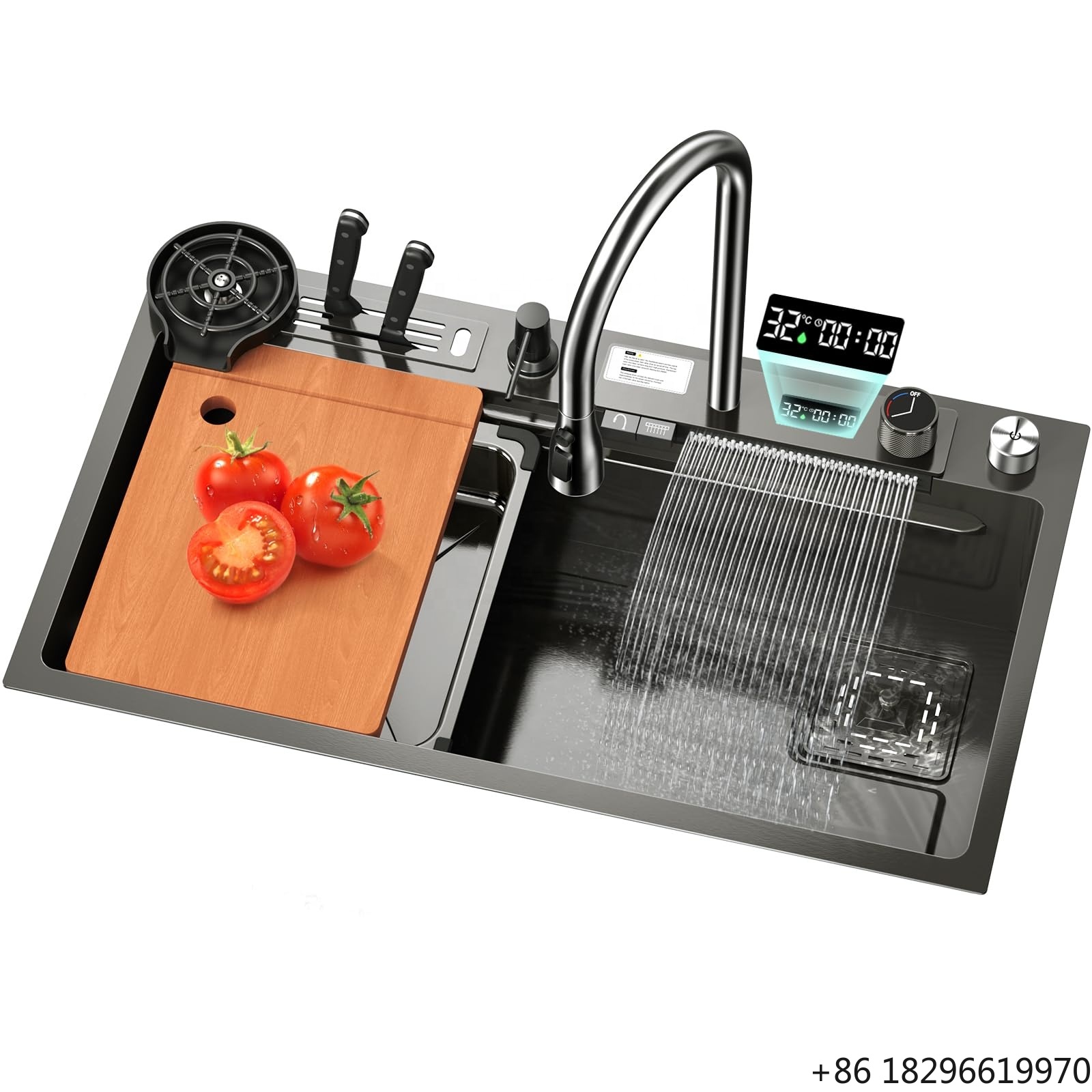 Smart Home Kitchen - Rubinetto da cucina moderno intelligente in
