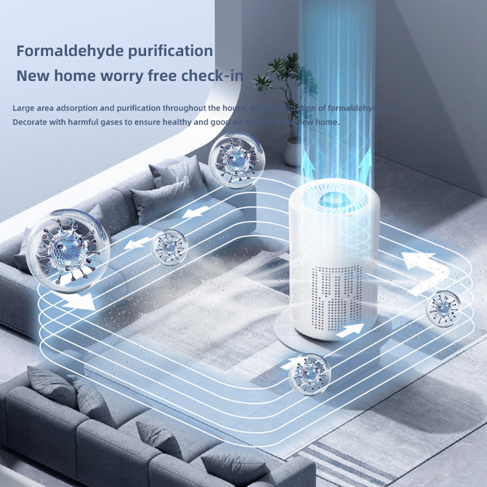 Smart Air Purifier - Purificatore d'Aria Intelligente da Interni Bianco