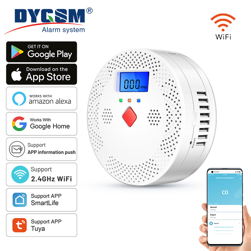 Smart Home Theater - Tuya WiFi Smart rilevatore di monossido