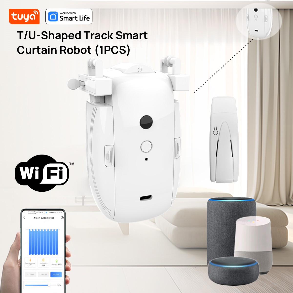 Robot per tende Tuya Smart WiF - Smart Home Voice Control recensione e prezzo