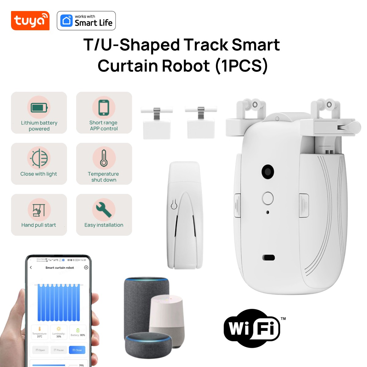 Robot per tende Tuya Smart WiF - Smart Home Voice Control recensione e prezzo