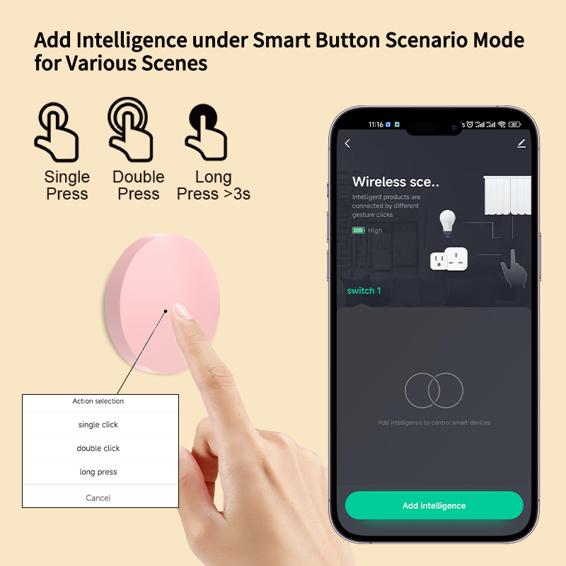 Pulsante Wireless Intelligente - Smart Home Voice Control recensione e prezzo
