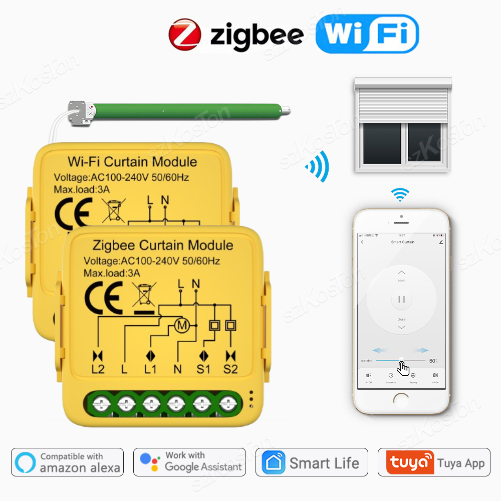 Tuya ZigBee WiFi Smart Curtain - Home Automation Kit recensione e prezzo