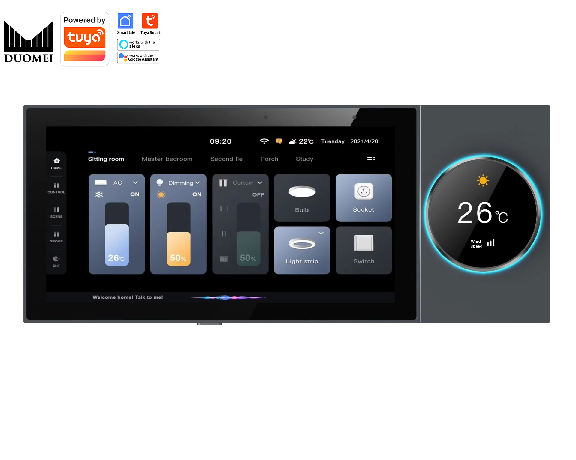 Sistema Domotico DUOMEI Tuya W - Smart Home Voice Control recensione e prezzo