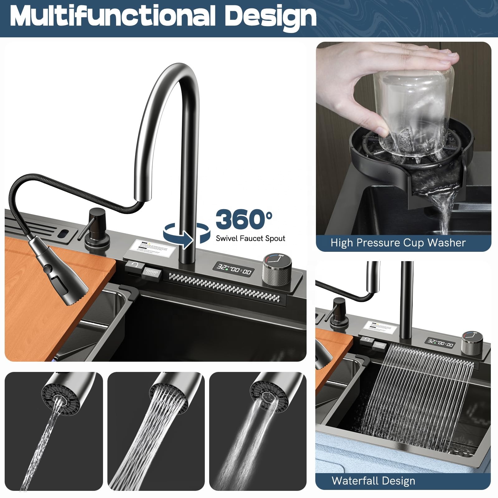 Rubinetto da cucina moderno in - Smart Home Kitchen recensione e prezzo