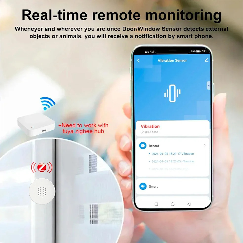 Sensore di Vibrazione e Inclin - Smart Home Assistant recensione e prezzo