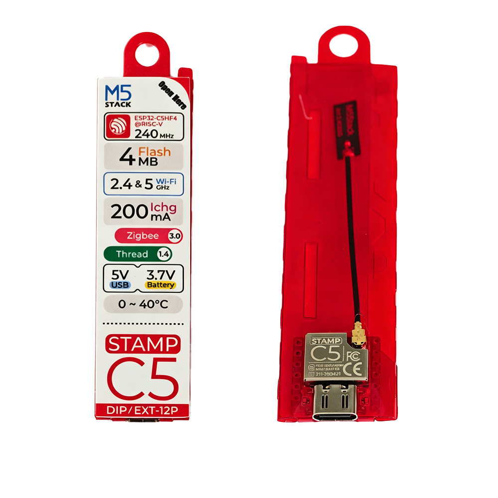 M5Stack Stamp‑C5 DIP ESP32‑C5H - Smart Home Project recensione e prezzo