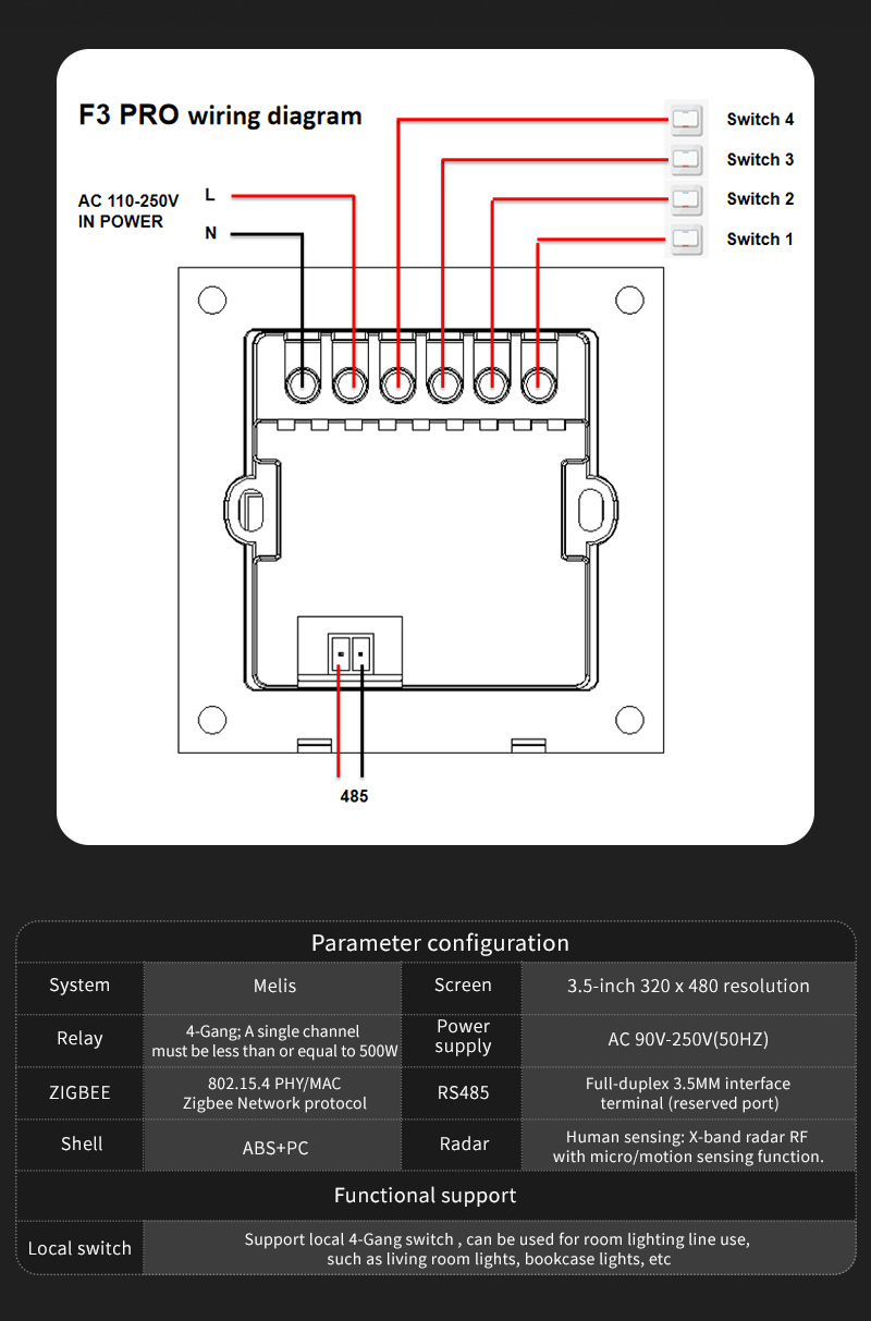 F3 Pro Interruttore Intelligen - Smart Home Button recensione e prezzo