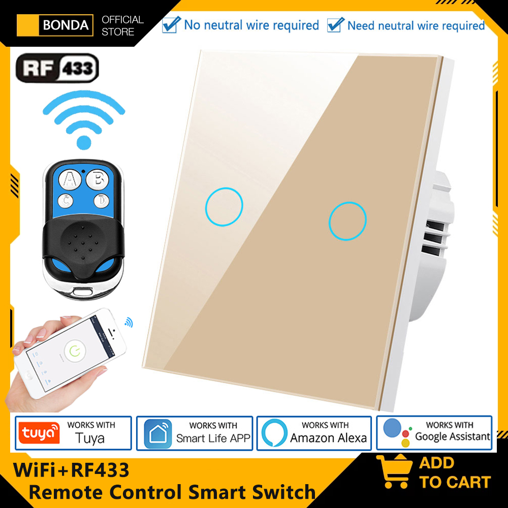 Tuya EU WiFi + RF433 Interrutt - Smart Home Button recensione e prezzo