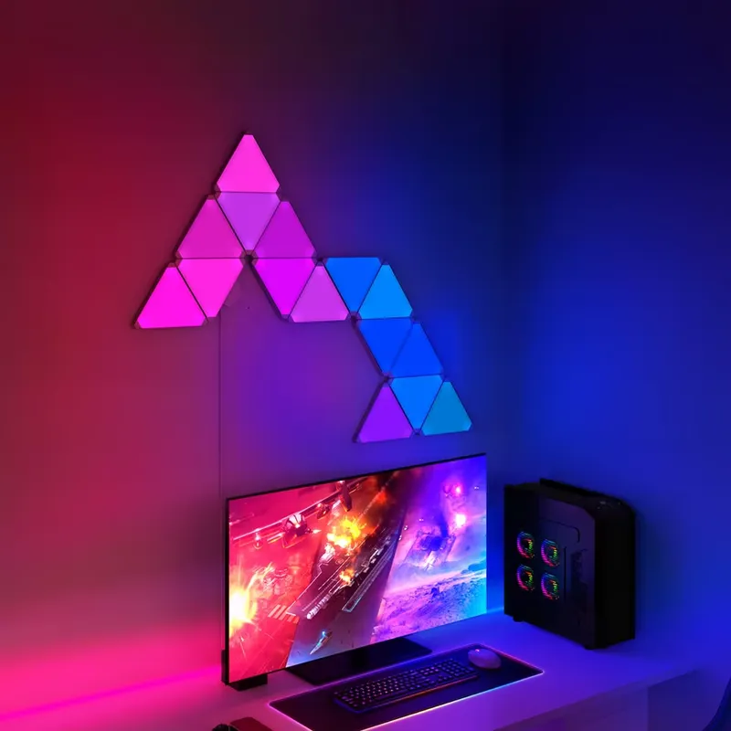 Luci LED triangolari Banqcn pe - Smart Home Assistant recensione e prezzo